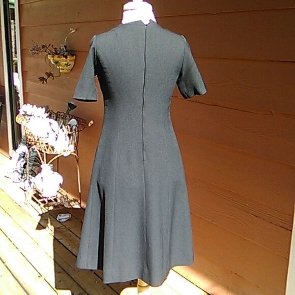 Vintage S&D Black Dress - Picture 6 of 11
